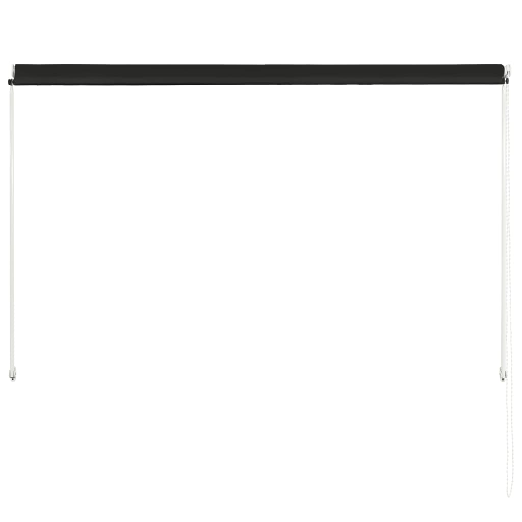 vidaXL Retractable Awning 78.7"x 59.1" Anthracite