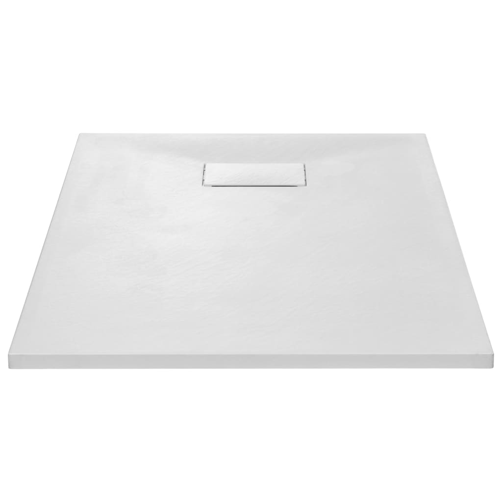 vidaXL Shower Base Tray SMC White 39.4"x27.6"