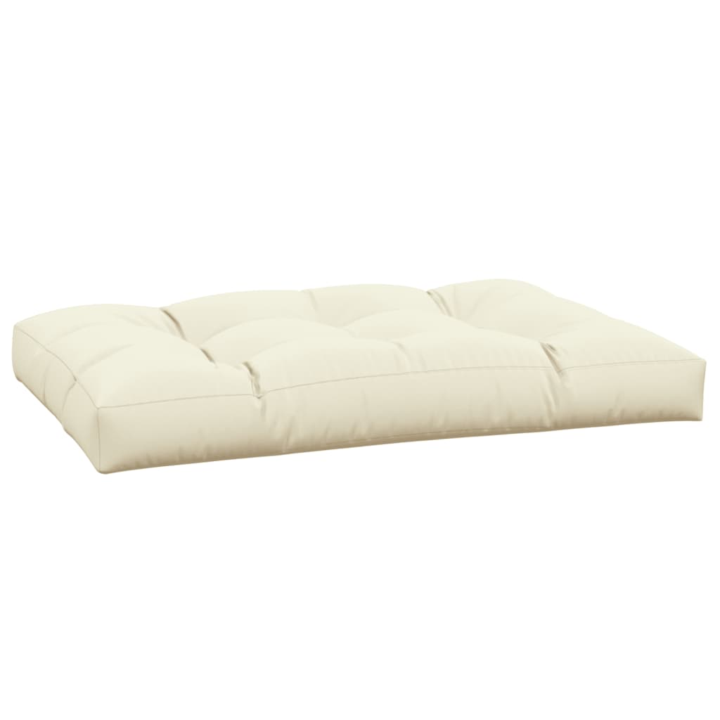 vidaXL Pallet Sofa Cushion Cream 47.2"x31.5"x3.9"