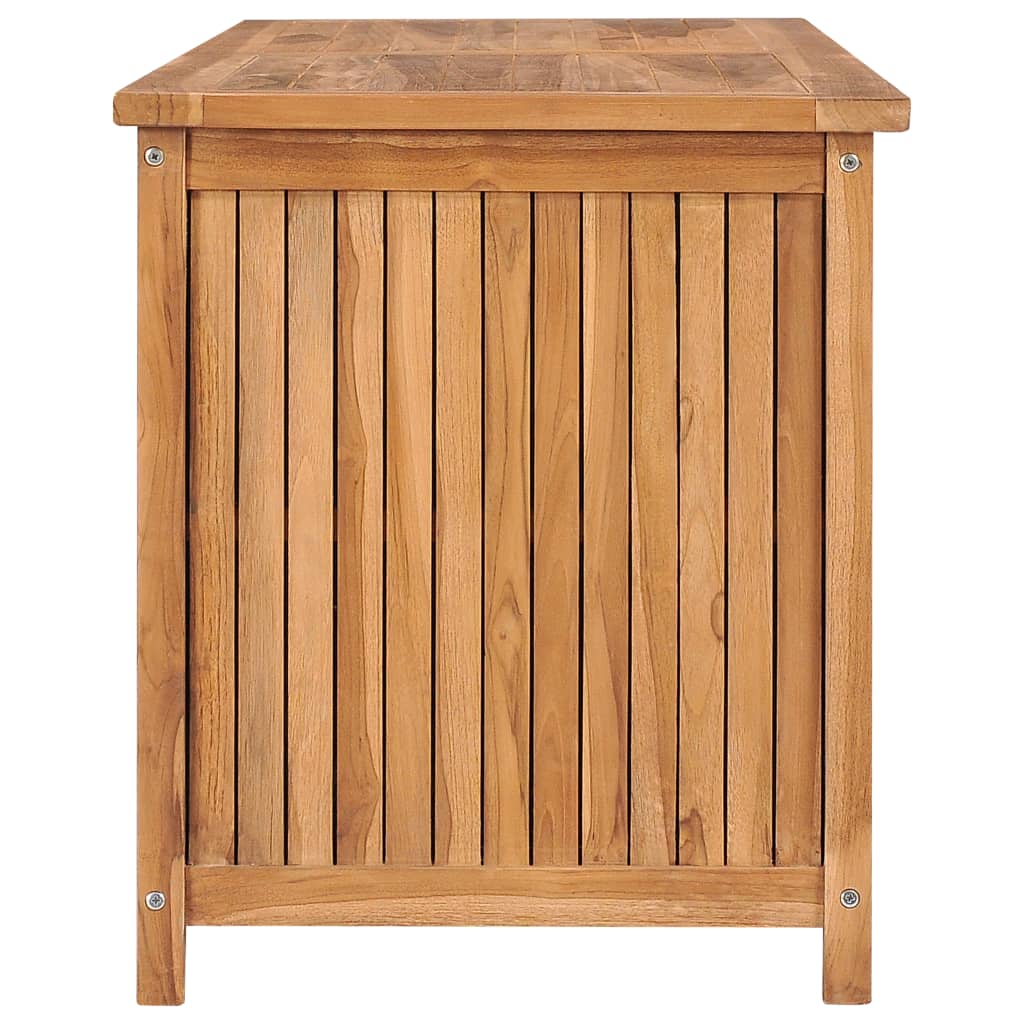 vidaXL Patio Storage Box 59.1"x19.7"x22.8" Solid Teak Wood