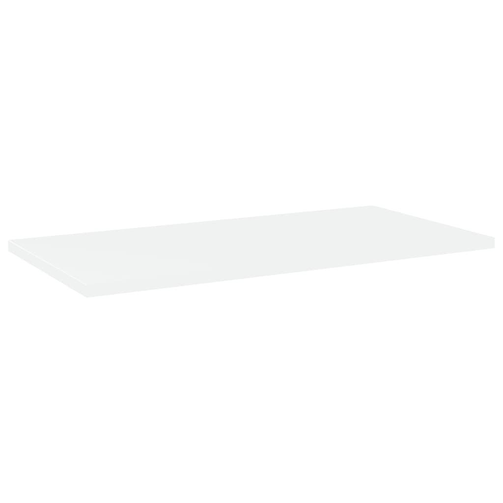 vidaXL Bookshelf Boards 8 pcs White 23.6"x11.8"x0.6" Engineered Wood