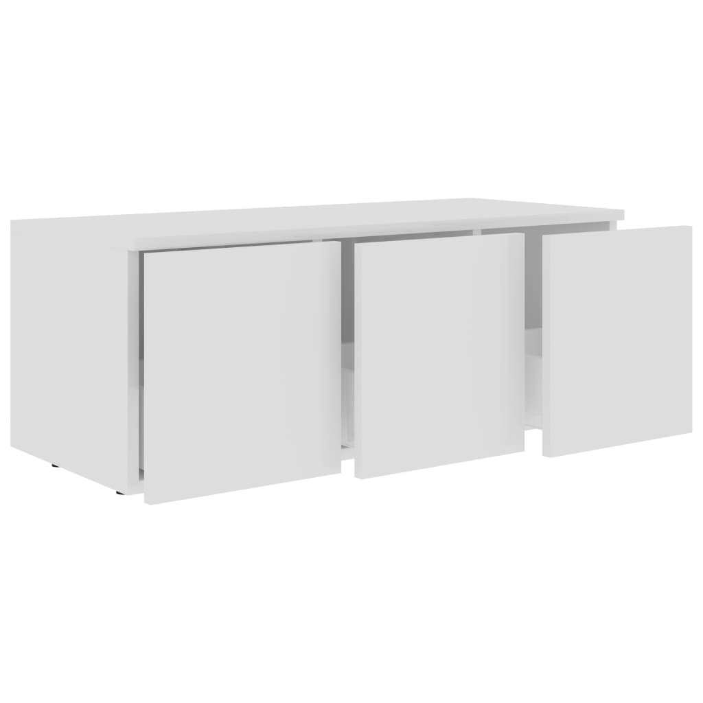vidaXL TV Cabinet White 31.5"x13.4"x11.8" Engineered Wood