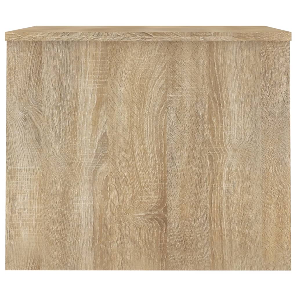 vidaXL Coffee Table Sonoma Oak 31.5"x19.9"x16.3" Engineered Wood