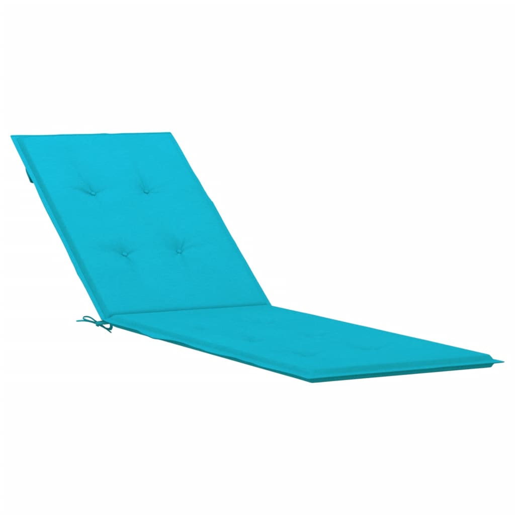 vidaXL Deck Chair Cushion Turquoise Oxford Fabric