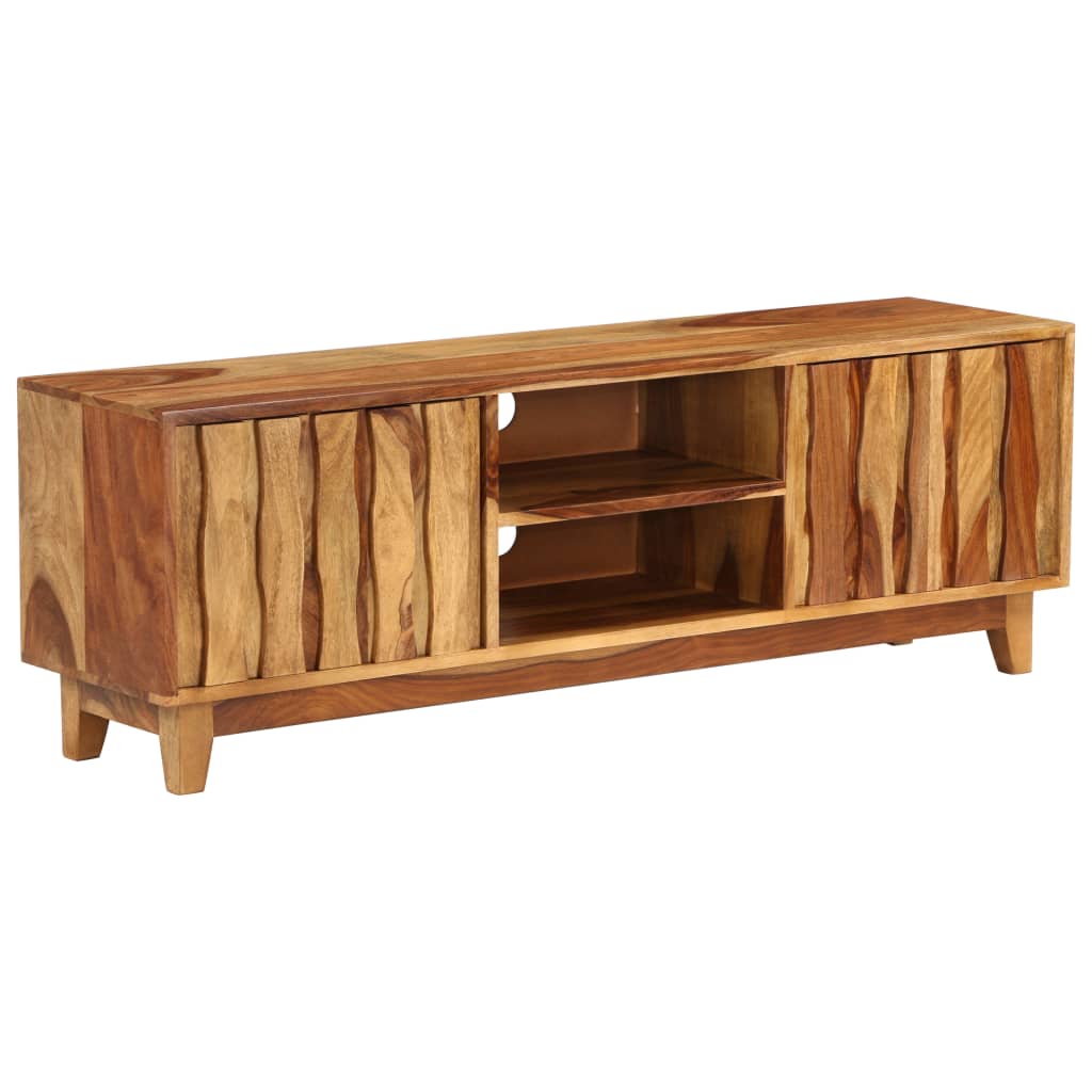 vidaXL TV Cabinet Solid Sheesham Wood 46.5"x11.8"x15.7"