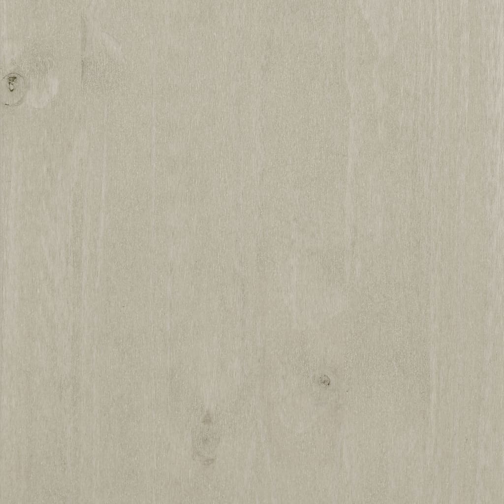 vidaXL Console Table HAMAR White 35.4"x13.8"x35.4" Solid Wood Pine