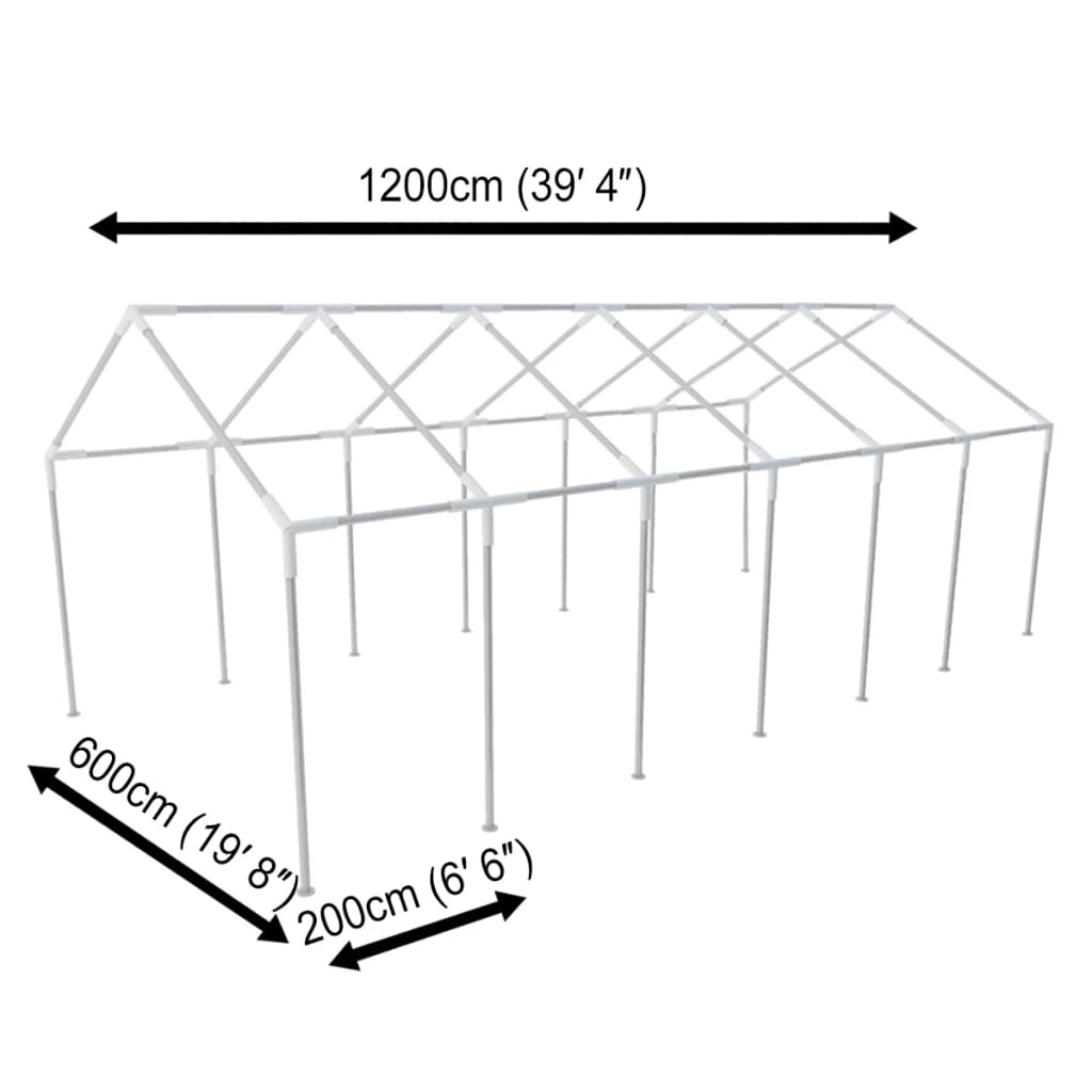 Steel Frame for 39' x 20' Party Tent