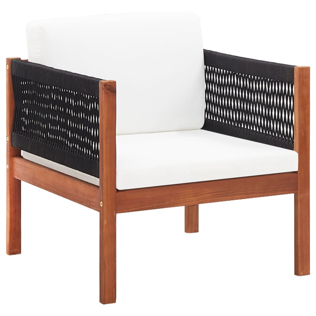 vidaXL Patio Lounge Table 24.8"x24.8"x11.8" Solid Acacia Wood