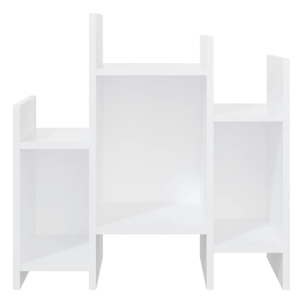 vidaXL Side Cabinet White 23.6"x10.2"x23.6" Engineered Wood