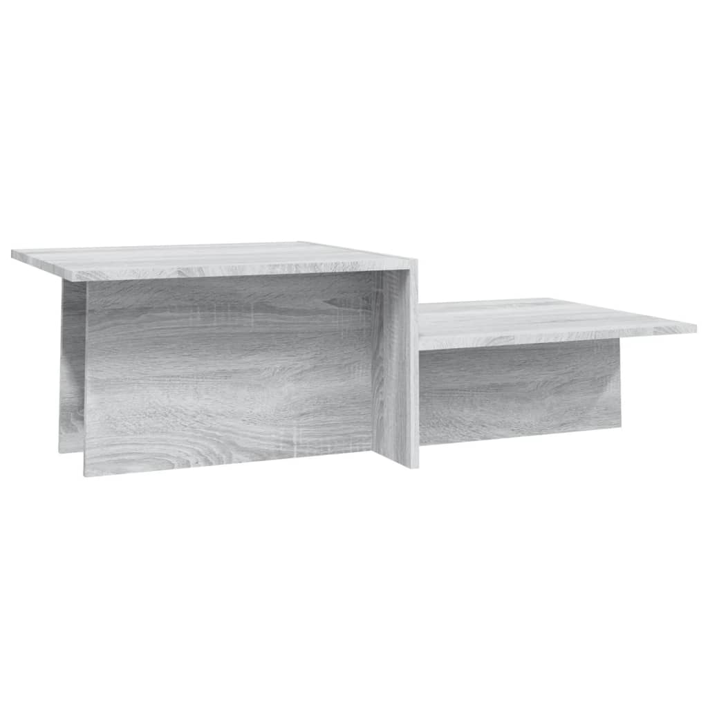 vidaXL Coffee Table Gray Sonoma 43.9"x19.7"x13" Engineered Wood