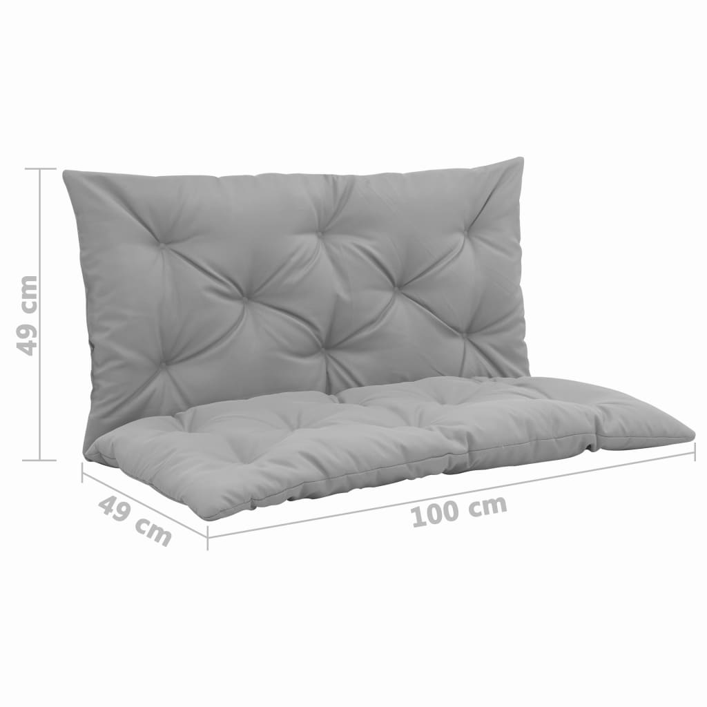vidaXL Cushion for Swing Chair Gray 39.4"