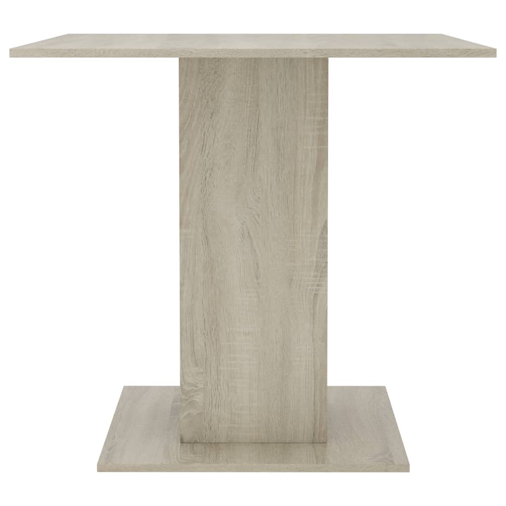 vidaXL Dining Table Sonoma Oak 31.5"x31.5"x29.5" Engineered Wood