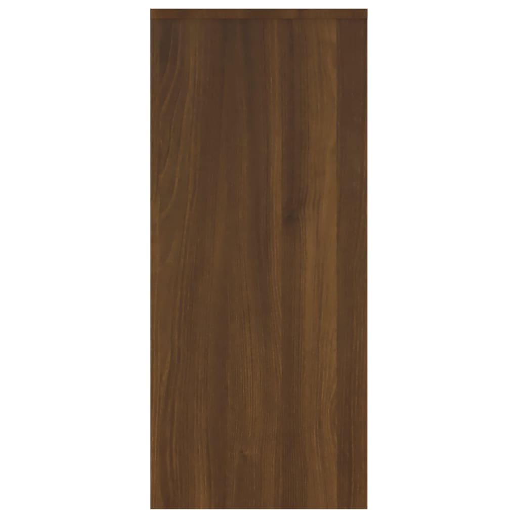 vidaXL Sideboard Brown Oak 40.2"x13"x29.5" Engineered Wood