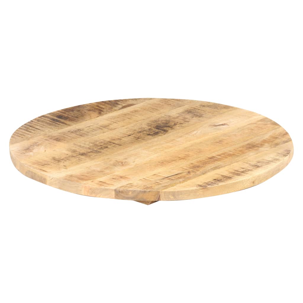 vidaXL Table Top Ø27.6"x(0.98"-1.06") Solid Mango Wood