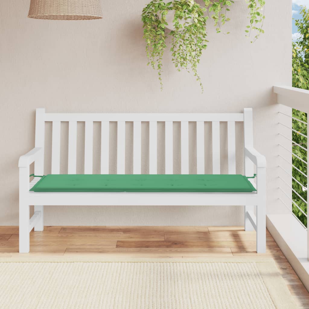 vidaXL Garden Bench Cushion Green 59.1"x19.7"x1.2"