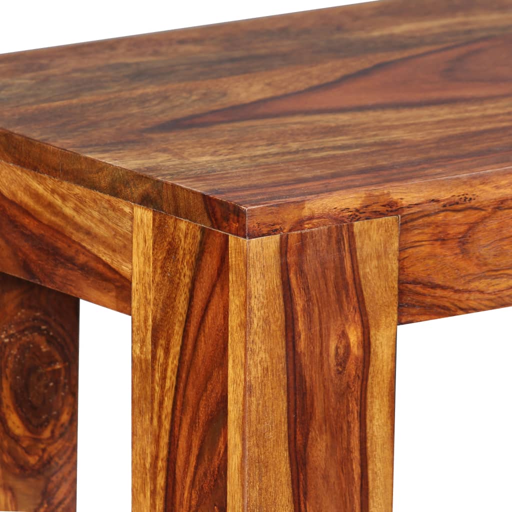 vidaXL Bench Solid Sheesham Wood 43.3"x13.8"x17.7"