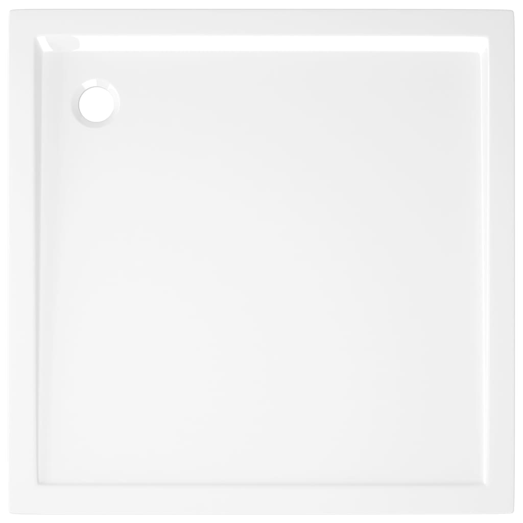 vidaXL Square ABS Shower Base Tray White 31.5"x31.5"