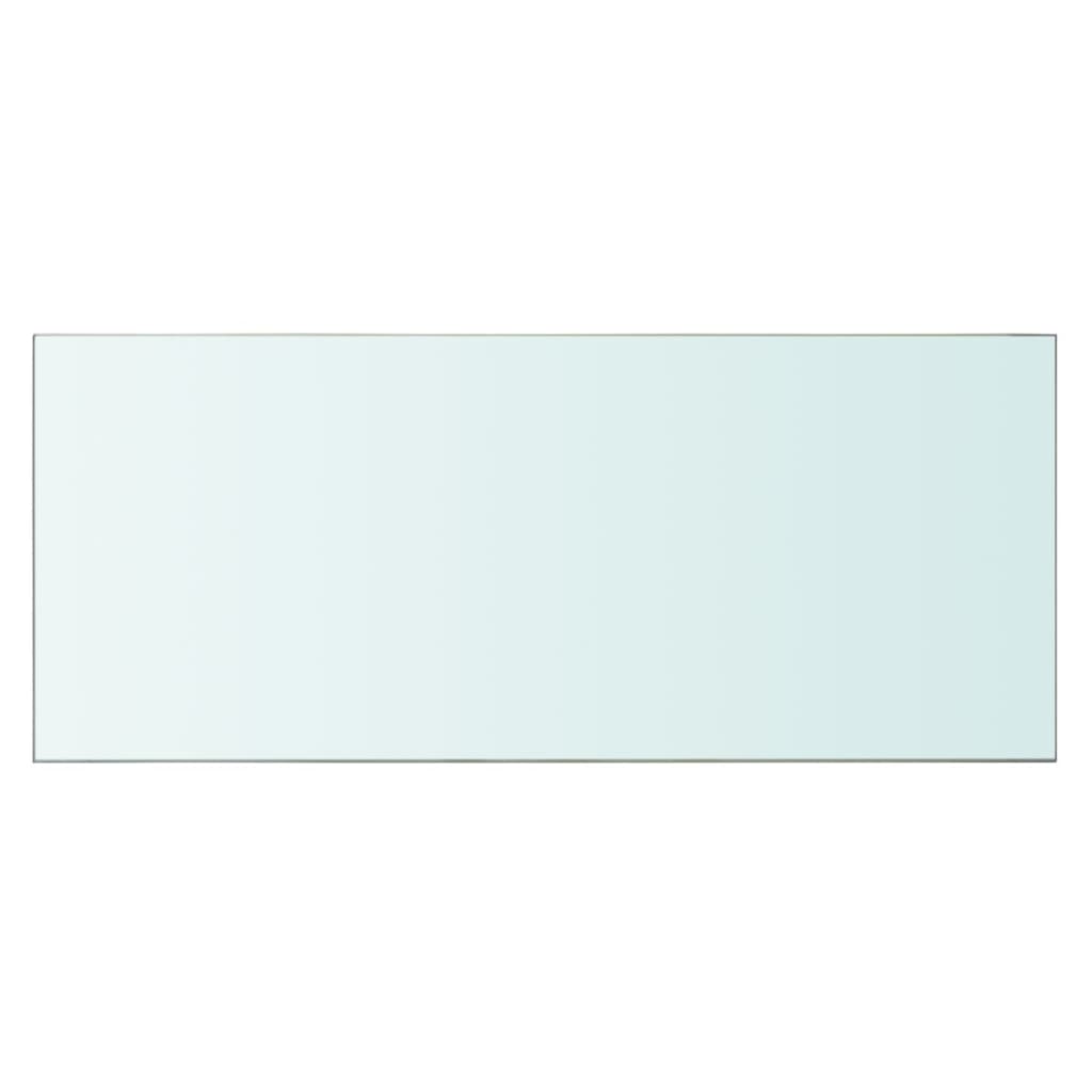 vidaXL Shelf Panel Glass Clear 27.6"x11.8"