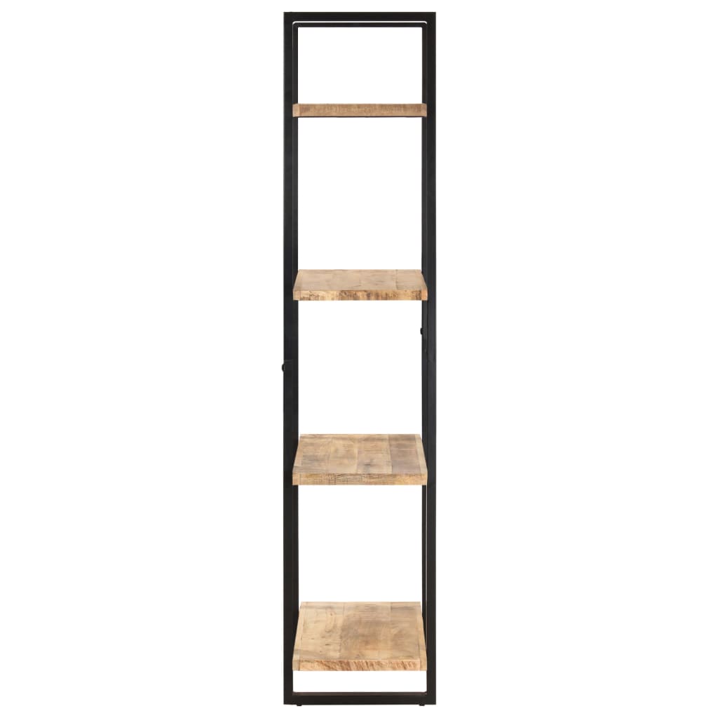 vidaXL 4-Tier Bookcase 31.5"x15.7"x70.9" Rough Mango Wood
