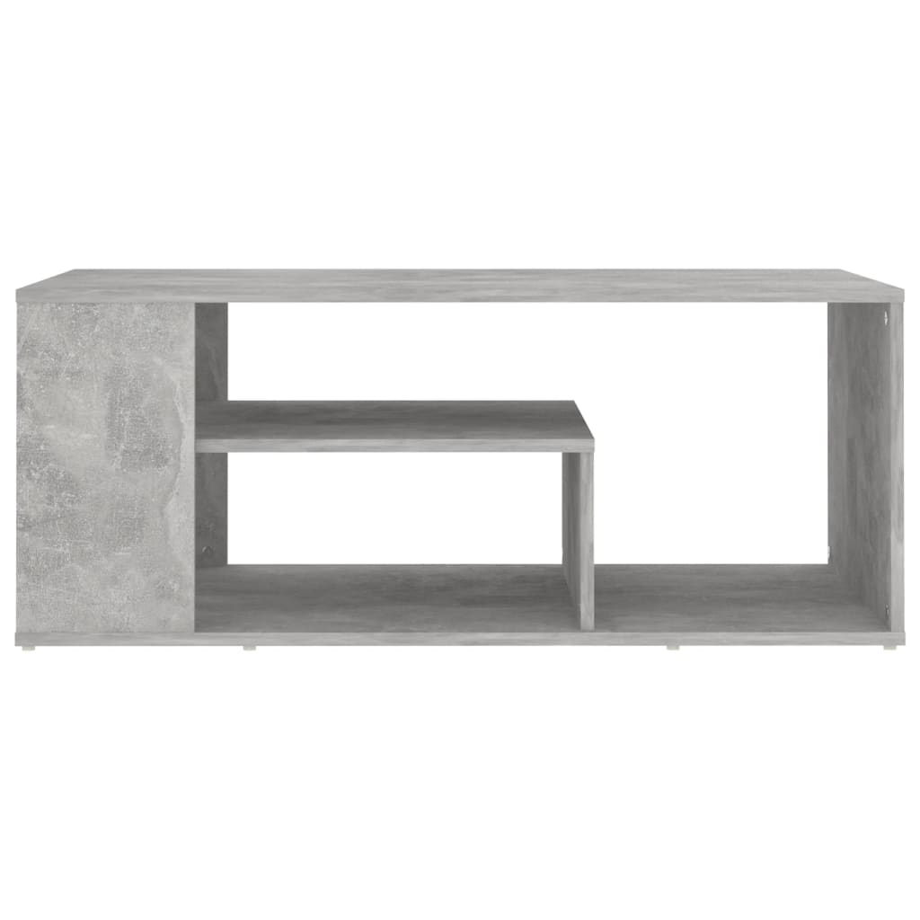 vidaXL Coffee Table Concrete Gray 39.4"x19.7"x15.7" Engineered Wood