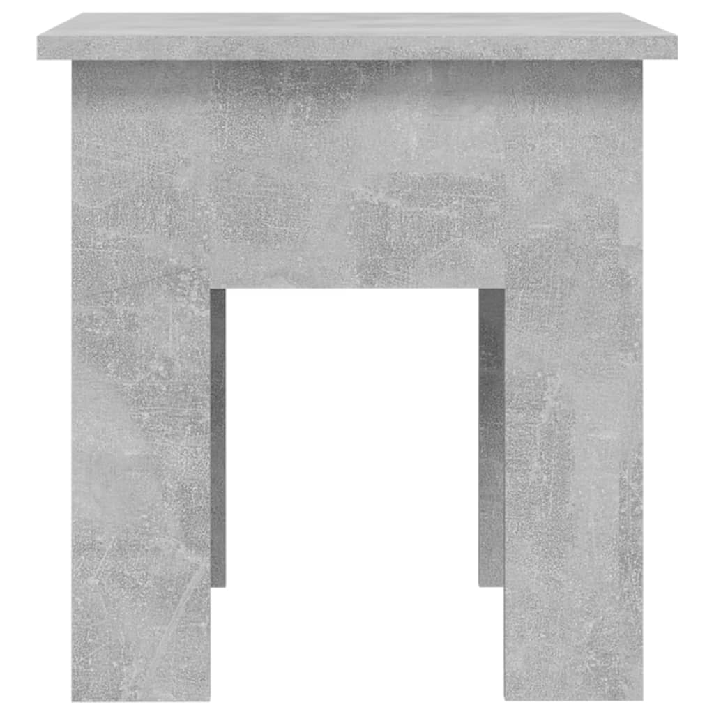 vidaXL Coffee Table Concrete Gray 15.7"x15.7"x16.5" Engineered Wood