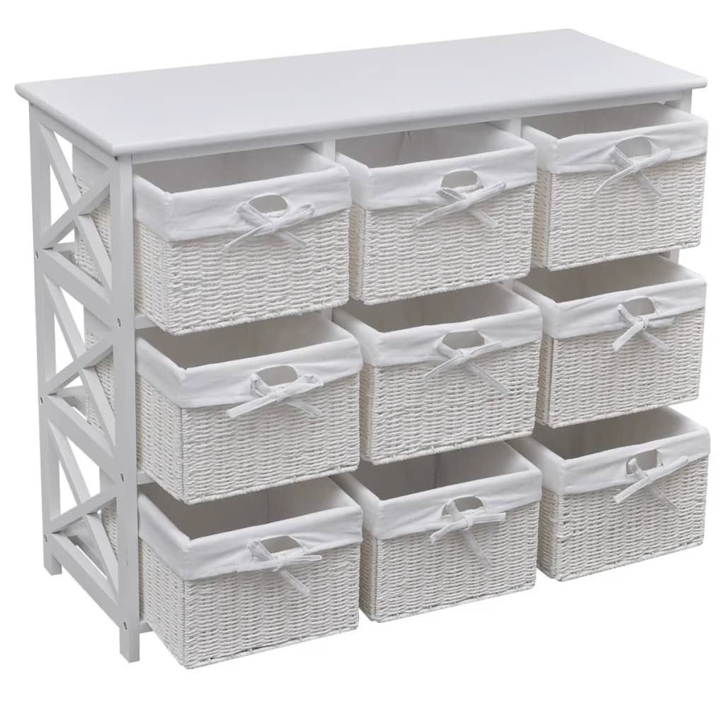 vidaXL Storage Cabinet Akron White