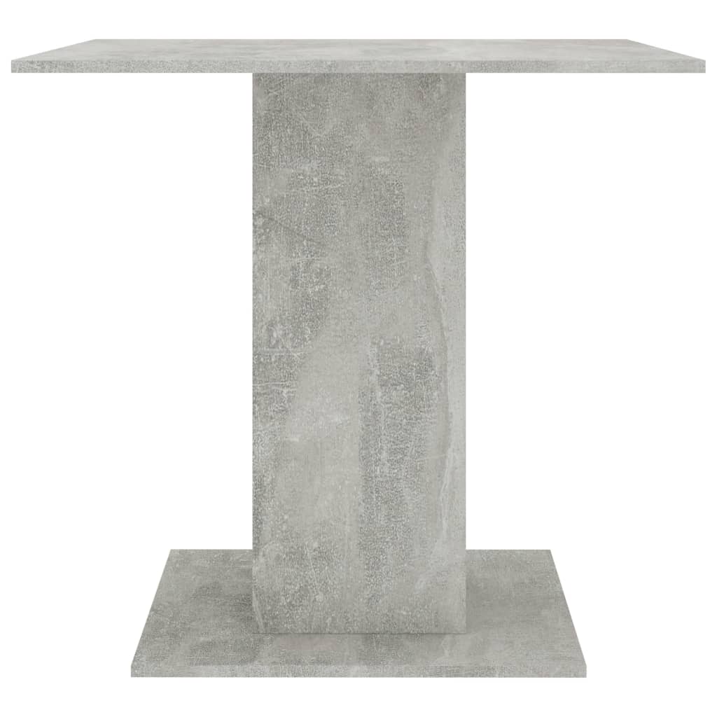 vidaXL Dining Table Concrete Gray 31.5"x31.5"x29.5" Engineered Wood