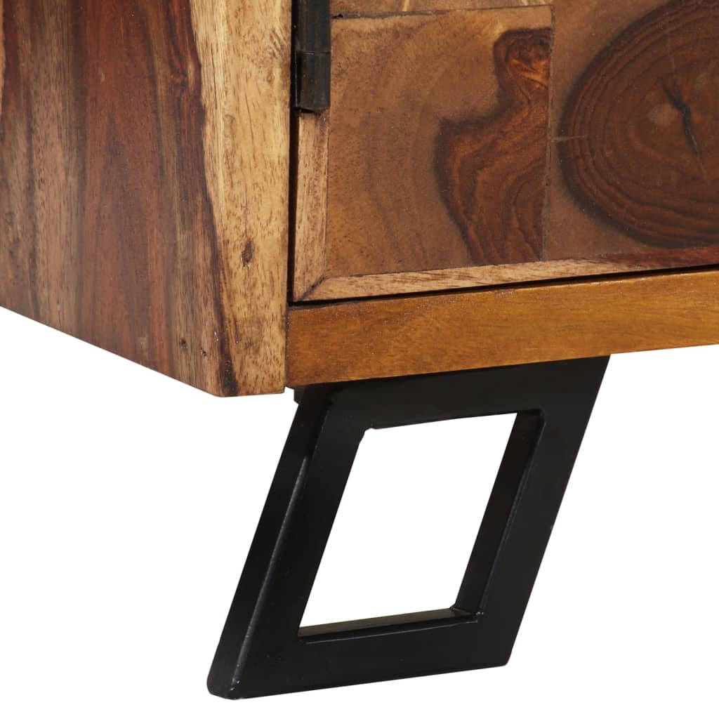 vidaXL Sideboard Solid Sheesham Wood 25.6"x13.8"x25.6"