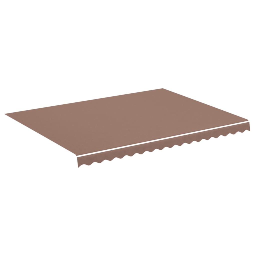 vidaXL Replacement Fabric for Awning Brown 13.1'x9.8'