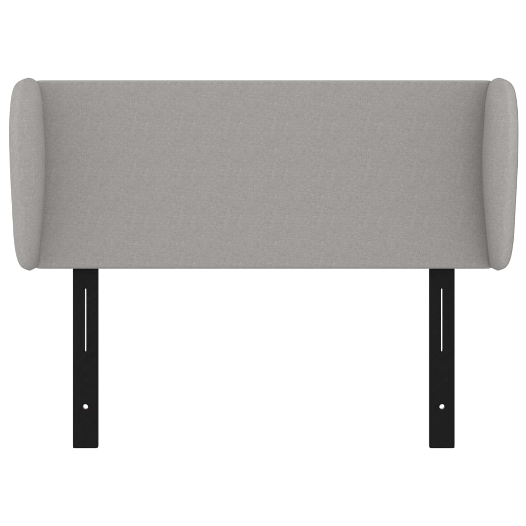 vidaXL Headboard with Ears Light Gray 40.6"x9.1"x30.7"/34.6" Fabric