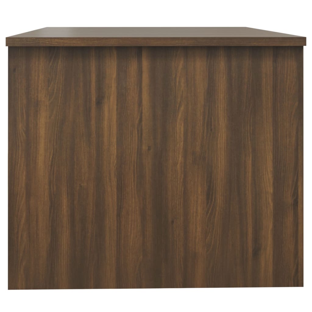 vidaXL Coffee Table Brown Oak 31.5"x19.7"x16.7" Engineered Wood