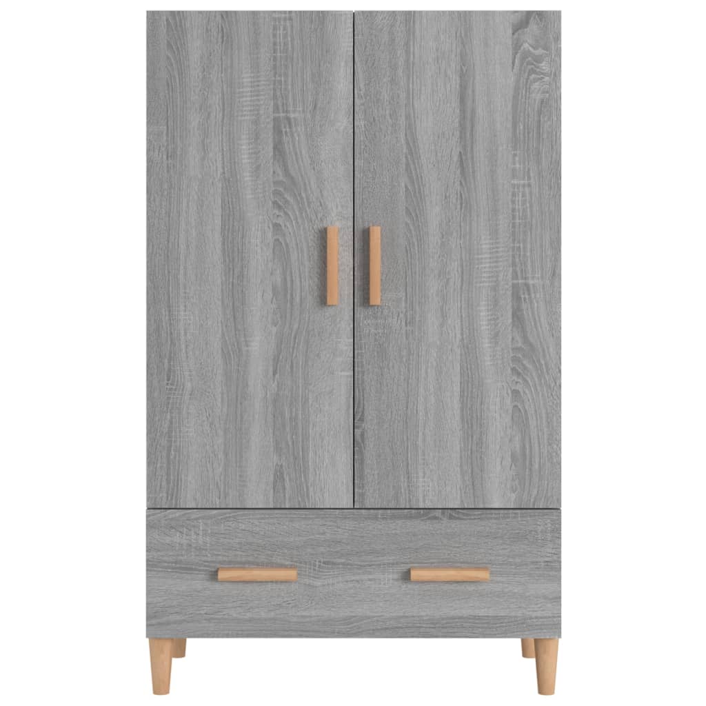 vidaXL Highboard Gray Sonoma 27.6"x12.2"x45.3" Engineered Wood
