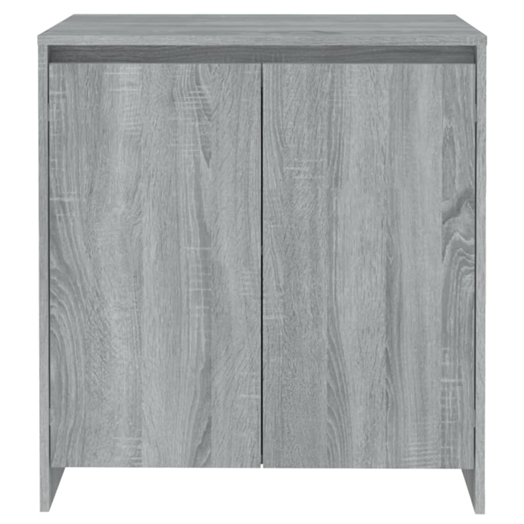 vidaXL Sideboard Gray Sonoma 27.6"x15.7"x28.9" Engineered Wood