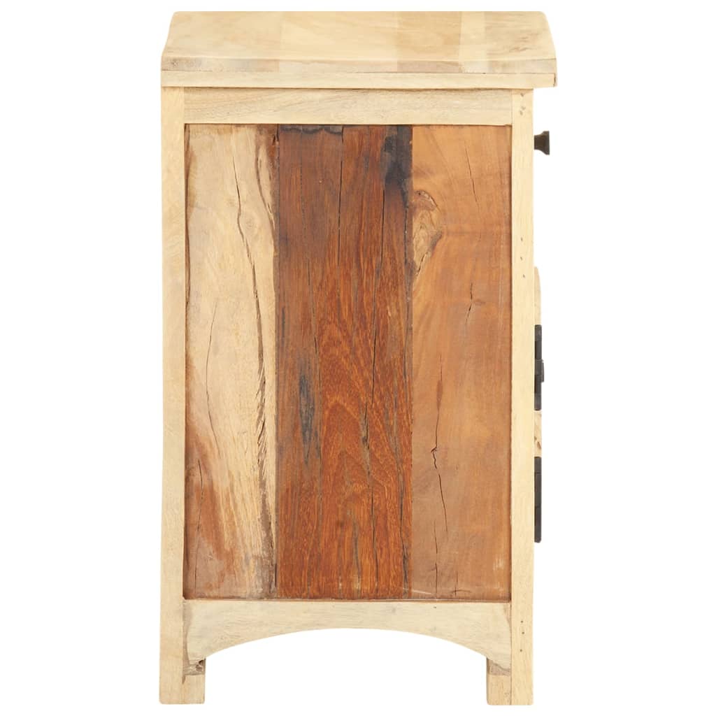 vidaXL Bedside Cabinet 15.7"x11.8"x19.7" Solid Reclaimed Wood