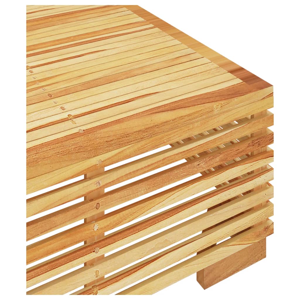 vidaXL 2 Piece Patio Lounge Set Solid Wood Teak
