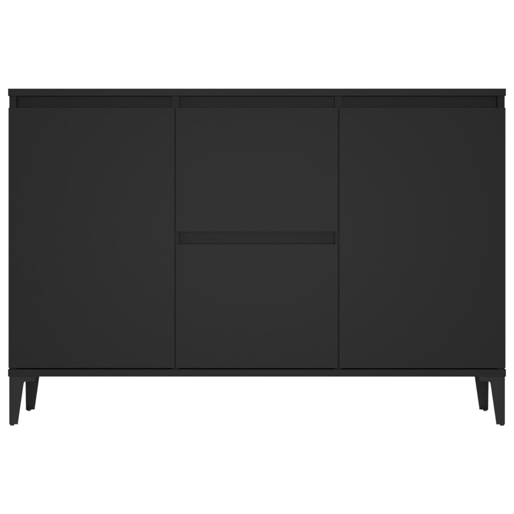 vidaXL Sideboard Black 40.9"x13.8"x27.6" Engineered Wood