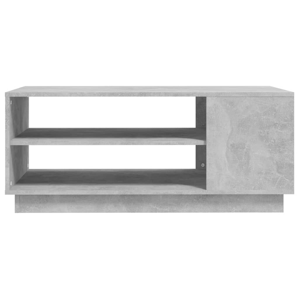 vidaXL Coffee Table Concrete Gray 40.2"x21.7"x16.9" Engineered Wood