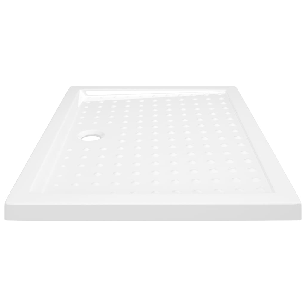 vidaXL Shower Base Tray with Dots White 35.4"x27.6"x1.6" ABS