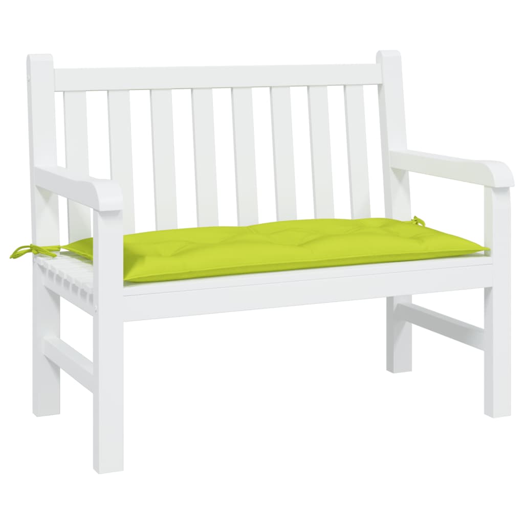 vidaXL Garden Bench Cushion Bright Green 43.3"x19.6"x2.7" Fabric