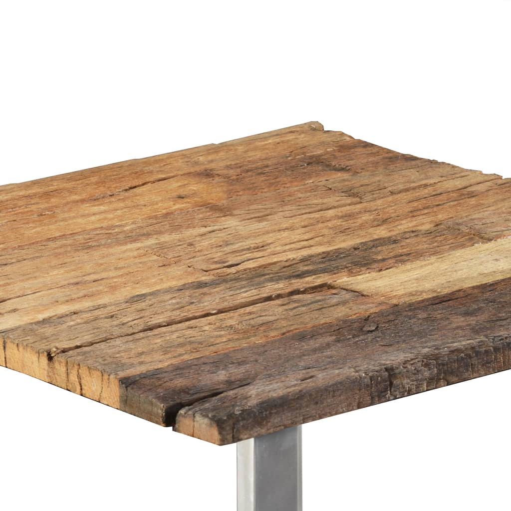 vidaXL Coffee Table Solid Reclaimed Wood 21.7"x21.7"x15.7"