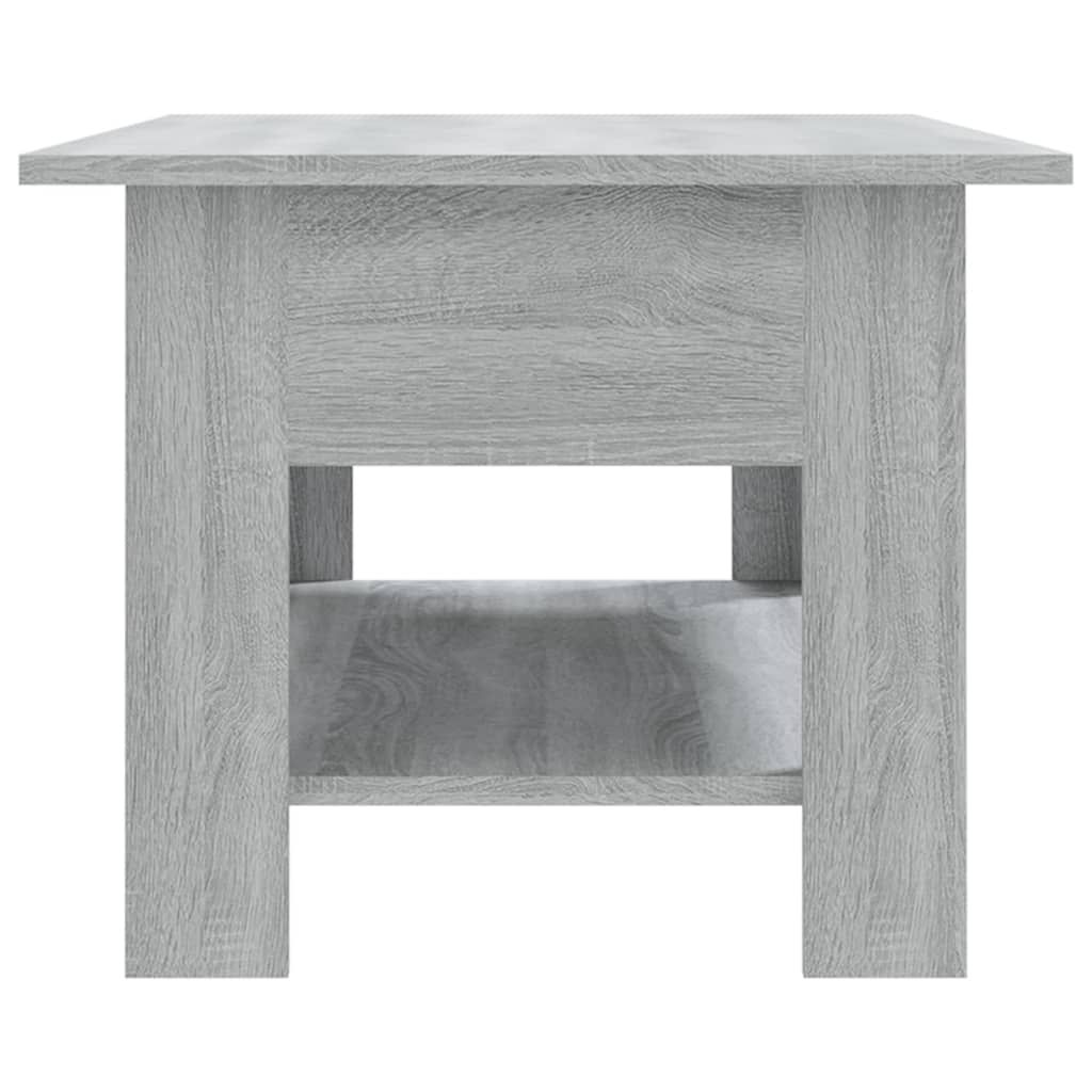 vidaXL Coffee Table Gray Sonoma 40.2"x21.7"x16.5" Engineered Wood