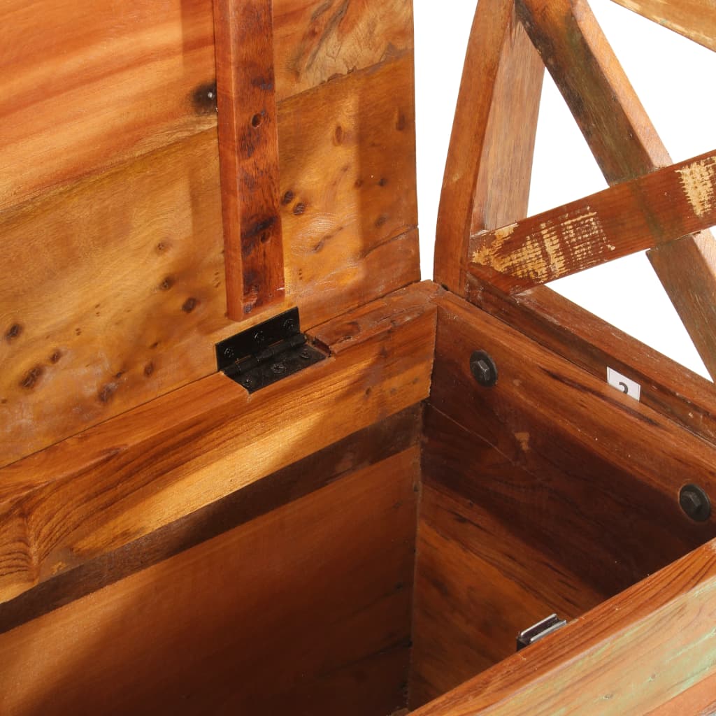 vidaXL Hall Bench 40.6"x13"x28.3" Solid Reclaimed Wood
