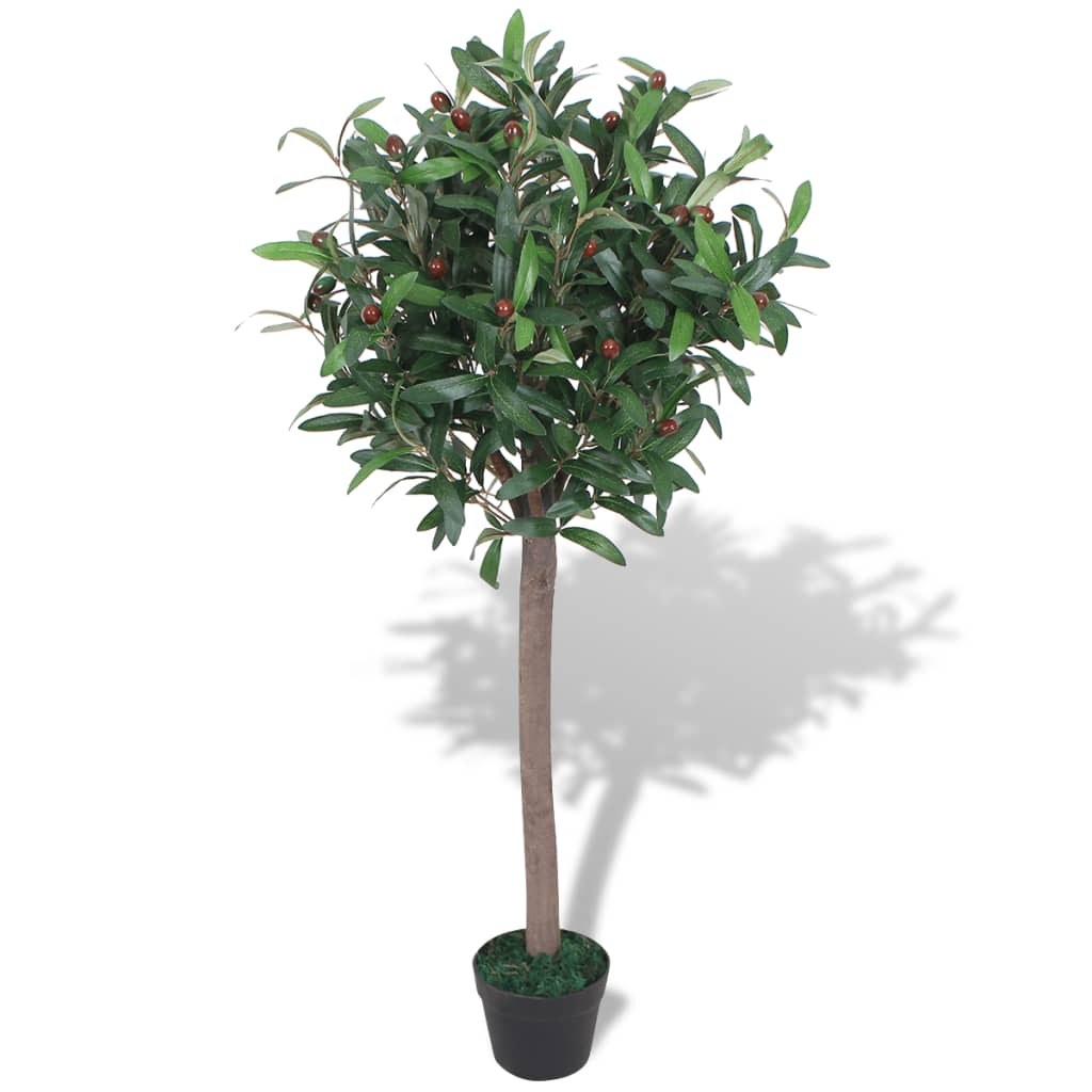 vidaXL Artificial Bay Tree Plant with Pot 47.2" Green