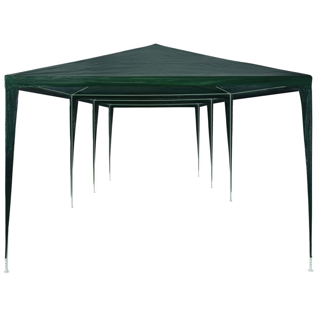 vidaXL Party Tent PE Green 9.8'x29.5'