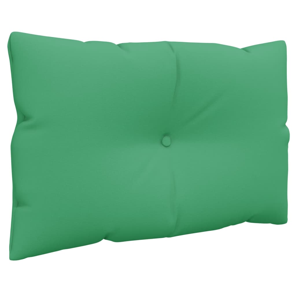 vidaXL Pallet Cushions 3 pcs Green Fabric