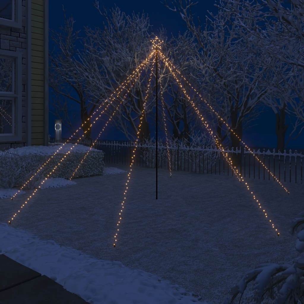 vidaXL Christmas Tree Lights Indoor Outdoor 576 LEDs Warm White12 ft