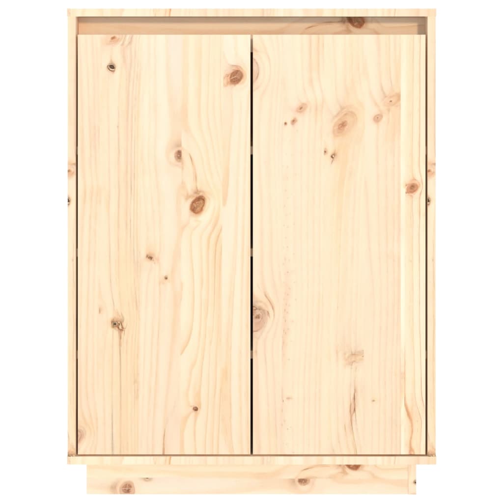 vidaXL Shoe Cabinet 23.6"x13.8"x31.5" Solid Wood Pine
