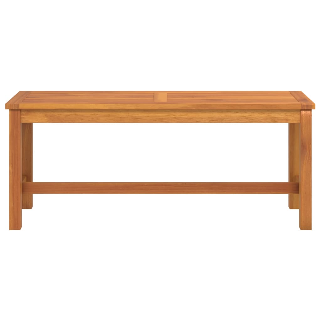 vidaXL Patio Bench 43.3"x13.8"x17.7" Solid Wood Acacia