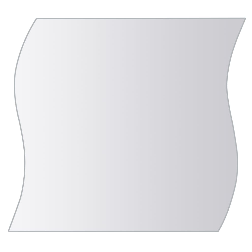 vidaXL Eight Piece Mirror Tiles Multi-Shape Glass
