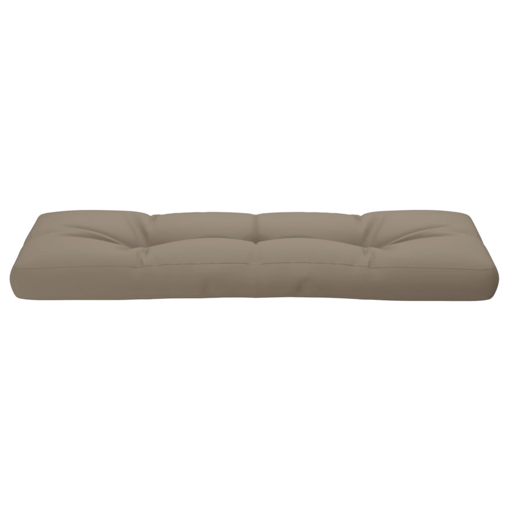 vidaXL Pallet Sofa Cushion Taupe 47.2"x15.7"x3.9"